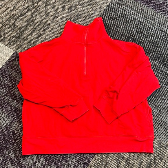 PINK Victoria's Secret Tops - PINK Victoria's Secret Red Hoodie